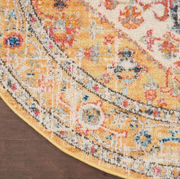 Nourison Home™ Passion 5' Round Style 9 Area Rug-2