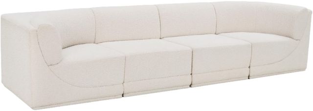 Meridian Furniture Ollie 4-Piece Cream Modular Sofa Sectional-0