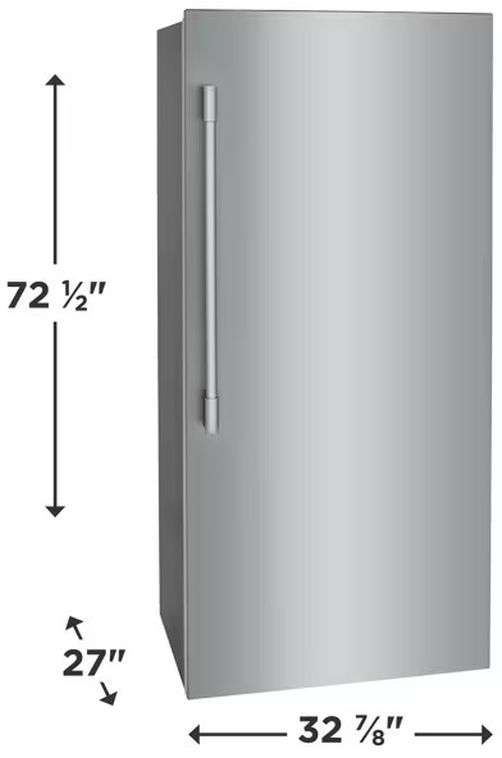 Frigidaire Professional® 33" 18.9 Cu. Ft. Stainless Steel Counter Depth Column Refrigerator-2