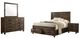 Coaster® Woodmont 4-Piece Rustic Golden Brown California King Storage Bedroom Set-0