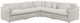 Coaster® Hobson 5-Piece Ivory Upholstered Modular Sectional-0