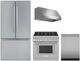 Thermador® 4 Piece Stainless Steel Gas Kitchen Package-0