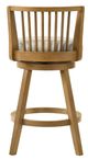 Armen Living Harper Amber Glow/Dune Swivel Bar Stool-3