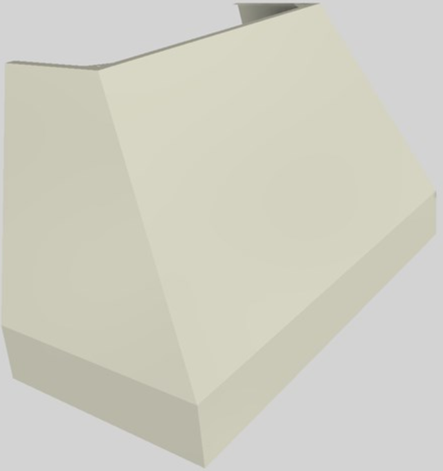 Vent-A-Hood® Designer Series 48" Biscuit Wall Mounted Range Hood-3