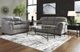 Benchcraft® Allmaxx 2-Piece Pewter Living Room Set-3
