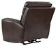 Signature Design by Ashley® Beadel Smoke Power Recliner with Headrest-3