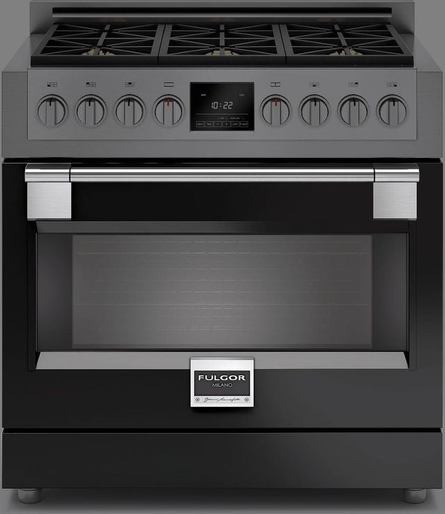 Fulgor® Milano 35.75" Glossy Black Replacement Door Kit-2