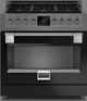 Fulgor® Milano 35.75" Glossy Black Replacement Door Kit-2