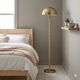 Northfield Living Allure Gold Brass 2-Light Floor Lamp-1