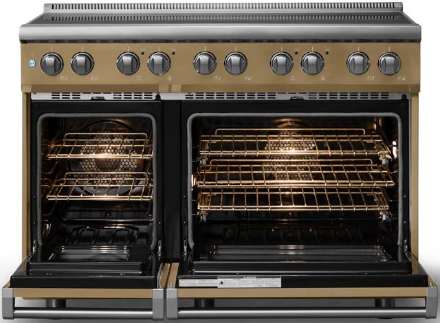 Viking® 5 Series 48" Golden Hour Pro Style Induction Range with Polished Chrome Trim-1