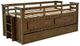 Coaster® Carlsbad Medium Brown Twin Captains Bed With Trundle -0