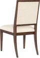 Hooker® Furniture Archives Classic Walnut/Curate Wheat Upholstered Dining Side Chair-3
