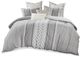 Olliix by INK+IVY Gray King/California King Imani Cotton Comforter Mini Set-2