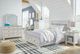 Signature Design by Ashley® Robbinsdale 2-Piece Antique White King Sleigh Storage Bed Set-3