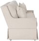 Fairfield® Customizable Kelly Skirted Sofa with Two Knife-Edge Backs over Two Seats-3