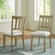 Ashley® Calmoro Gray/Off White Upholstered Dining Side Chair-1