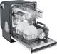 FORNO® Pozzo 24" White Top Control Built In Dishwasher-4