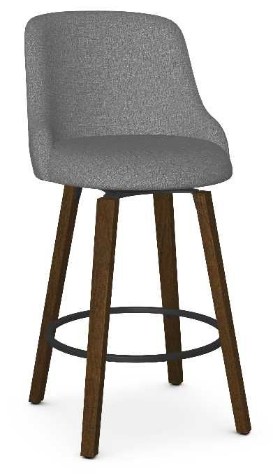 Amisco Customizable Diaz Swivel Counter Stool-0