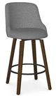 Amisco Customizable Diaz Swivel Counter Stool-0