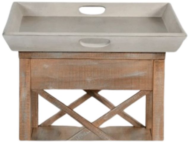 Sunny Designs™ Westwood Taupe Ottoman Tray-3