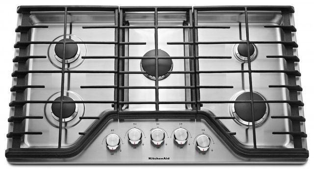 KitchenAid® 30'' Stainless Steel Gas Cooktop-2