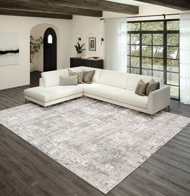 Dalyn™ Rug Company Rhodes Silver 8'x10' Style 1 Area Rug-4