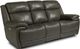 Flexsteel® Elijah Black Power Reclining Sofa with Power Headrest-0