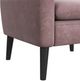 Elements International Hawk Blush/Espresso Accent Arm Chair-3