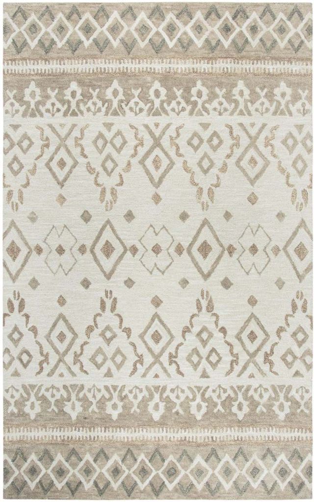 Rizzy Home Opulent Neutral 5'x8' Rectangular Rug-0