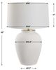 Uttermost® Adelaide White Table Lamp-2