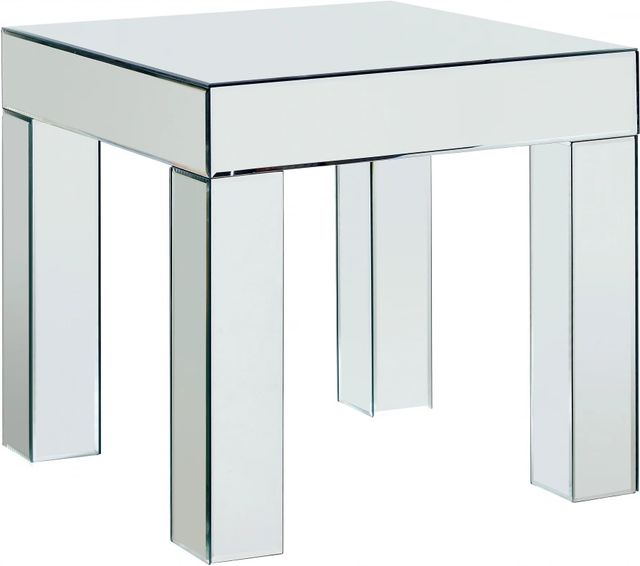 Meridian Furniture Lainy Mirrored End Table-0