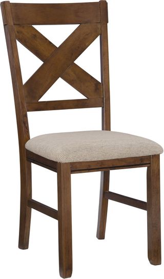 Powell® Kraven Dark Hazelnut Dining Side Chair