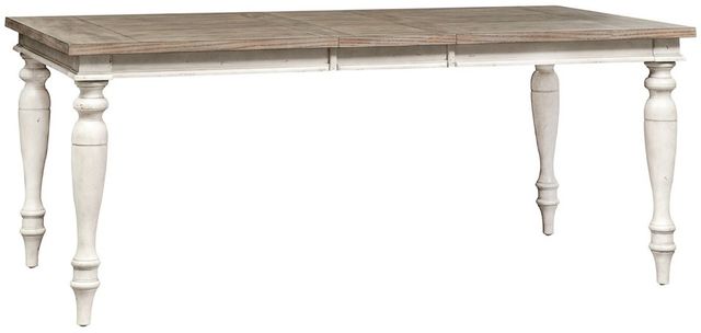 Liberty Furniture Whitney 6-Piece Antique Linen/Weathered Gray Rectangular Dining Set-2
