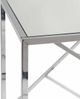 Elements International Braden 3-Piece Chrome Occasional Table Set-2