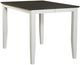 American Wholesale Furniture 7-Piece Gray Pub Dining Set with White Base-1
