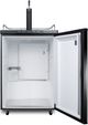 Summit® 24” 5.6 Cu. Ft. Black Kegerator-1