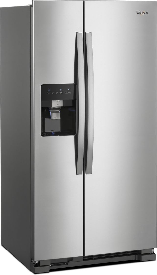 Whirlpool® 36 in. 24.6 Cu. Ft. Monochromatic Stainless Steel Side-By-Side Refrigerator-3