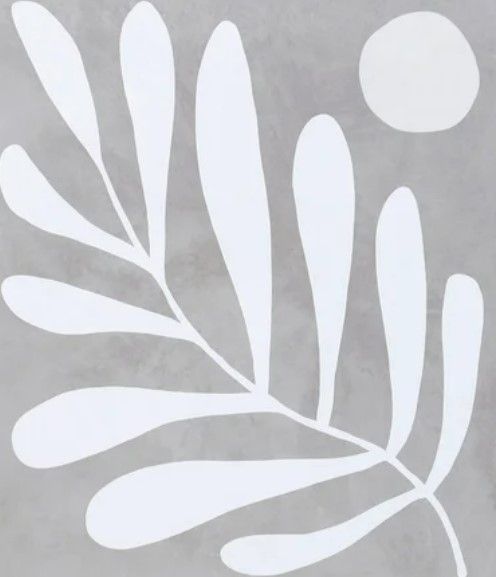 Stylecraft Cote Dazur I Gray/White Wall Art-1