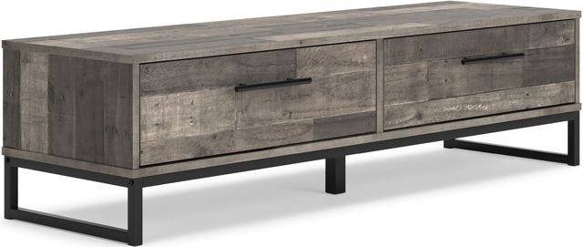 Signature Design by Ashley® Neilsville Multi Gray Storage Bench-0