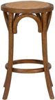Linon Hyde Walnut Rattan Seat Counter Stool-3