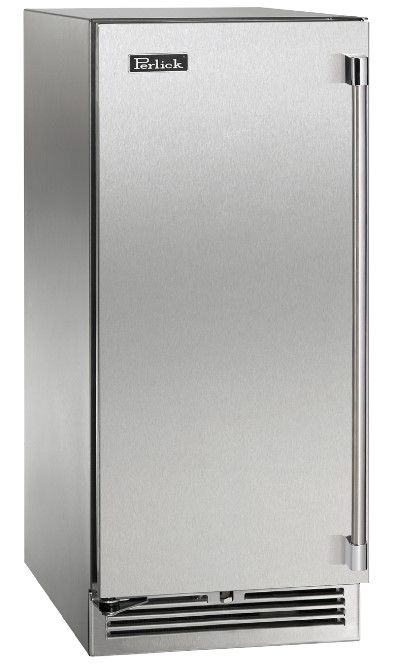 Perlick® Marine & Coastal Series 15" 2.8 Cu. Ft. Stainless Steel Glass Door Built-In Wine Reserve-1