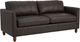 Best® Home Furnishings Customizable Bayment Leather Queen Sofa Sleeper with Dark Walnut Legs-1