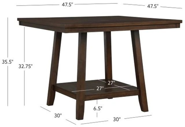 Powell® Seneca Brown Counter Table-2