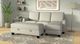 Emerald Home Dawson Gray Chofa with Drop Down Table-1
