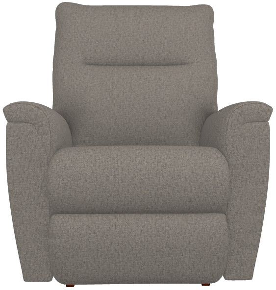 La-Z-Boy® Norton Pewter Power Rocking Recliner with Headrest and Lumbar-1
