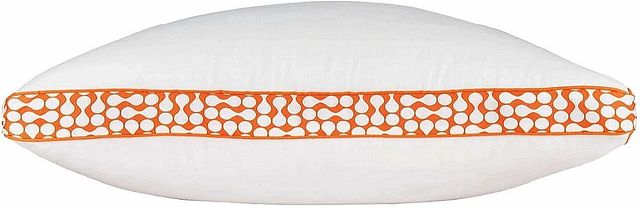 Sierra Sleep® by Ashley® Zepher 2.0 Orange/White 6-Piece Standard 3-in-1 Pillows Set-1