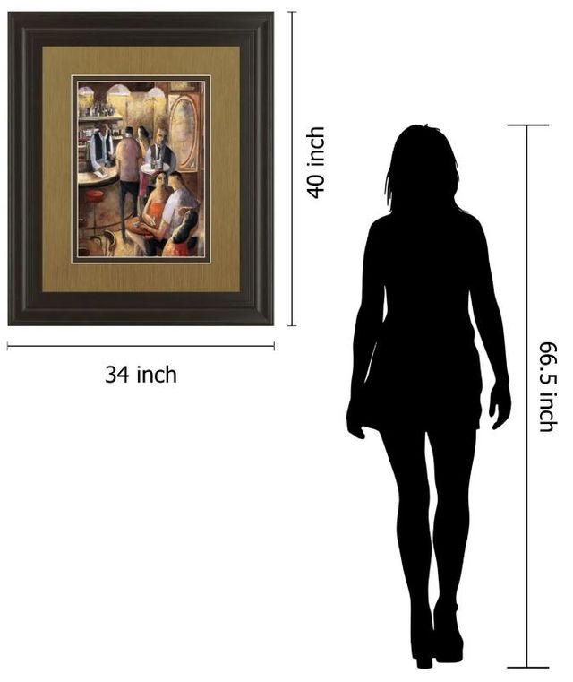 Classy Art Entre Copas by Didier Lourenco Framed Print Wall Art-3