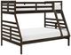 Homelegance® Darden Dark Brown Twin over Full Youth Bunk Bed-0