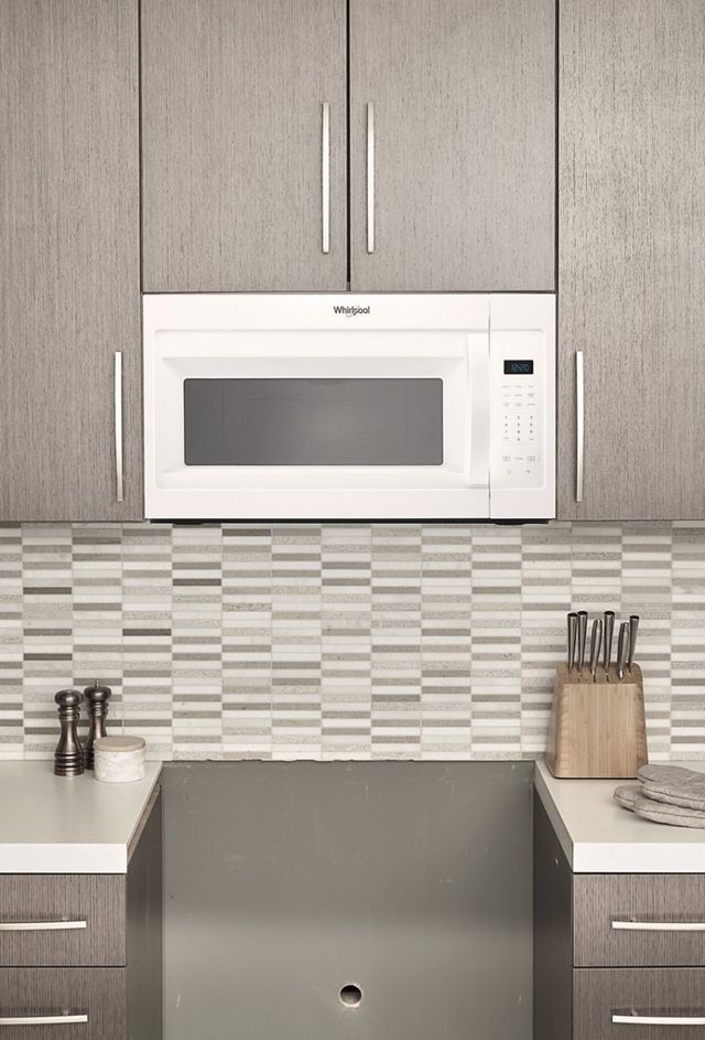 Whirlpool® 1.7 Cu. Ft. White Over the Range Microwave-9