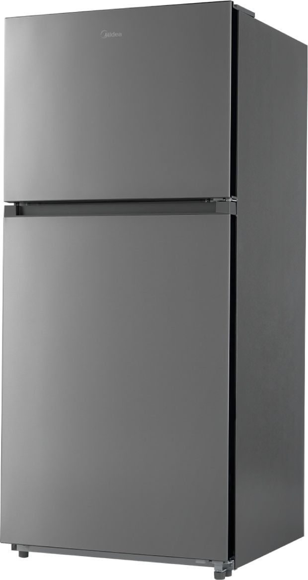 Midea® 18.0 Cu. Ft. Stainless Steel Top Freezer Refrigerator-2